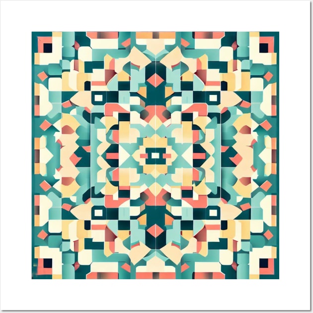 abstract geometrical pattern Wall Art by A.S.P.E.D.I.A